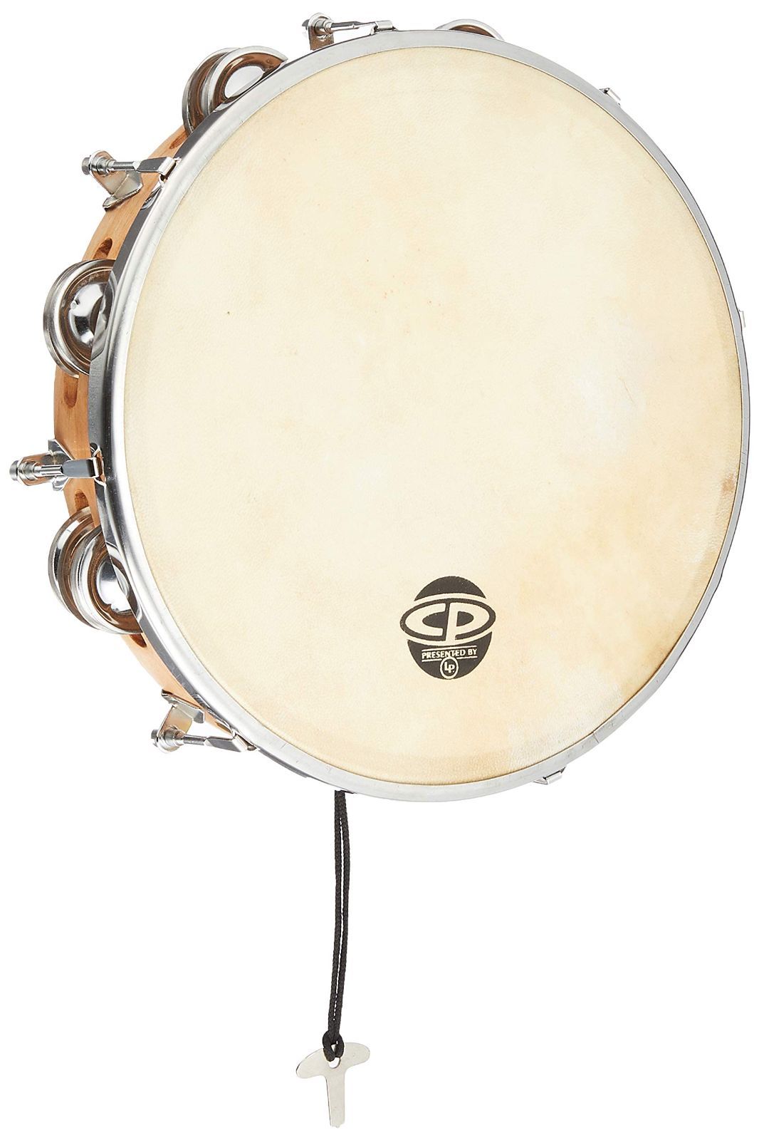 LP エルピー タンバリン Tunable Tambourine Wood 10″ CP391