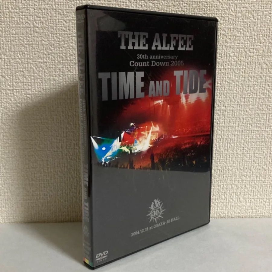 即決 送料込み THE ALFEE アルフィー 30th anniversary Count Down 2005 TIME AND TIDE 廃盤 DVD 桜井賢 坂崎幸之助 高見沢俊彦