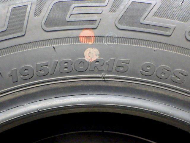 【新品通販】 J241 ◆ 製造 約8.5部山◆BS DUELER H L◆195 80R15◆4本 今年も大人気！