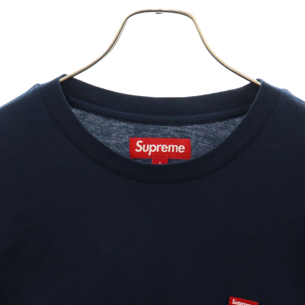 (美品) Supreme スモールボックスロゴ ブラック 長袖カットソーSサイズ Supreme SUPREME シュプリーム Small Box L/S Tee スモール