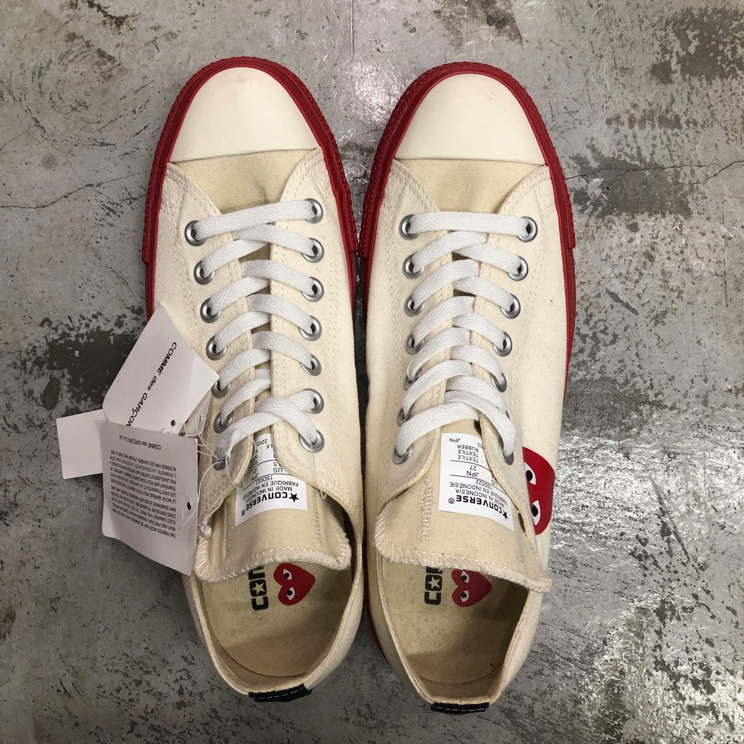 新品 PLAY COMME des GARCONS PLAY CONVERSE CHUCK TAYLOR コラボ 