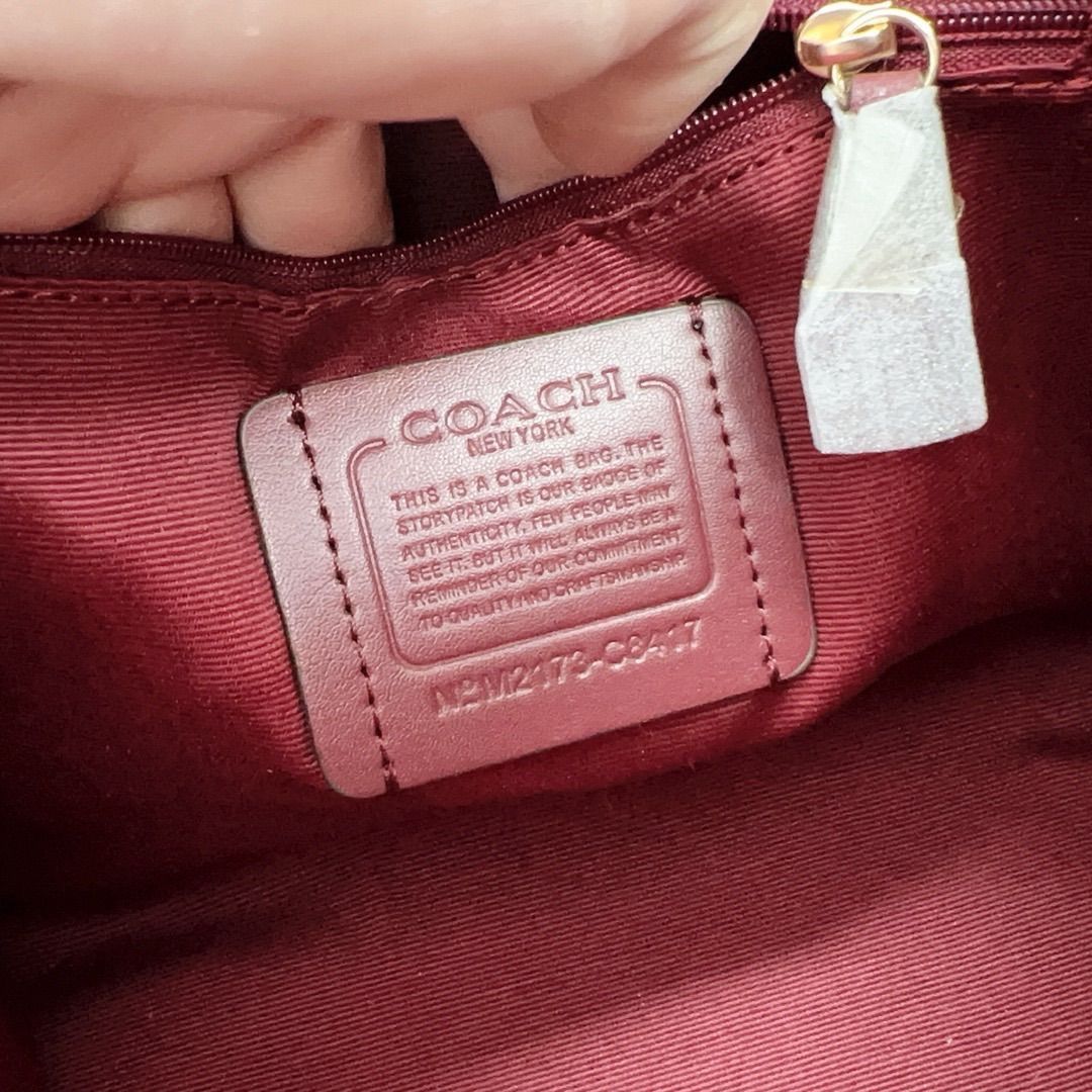 COACH デンプシー トートバッグ22 シグネチャージャカード 新品未使用