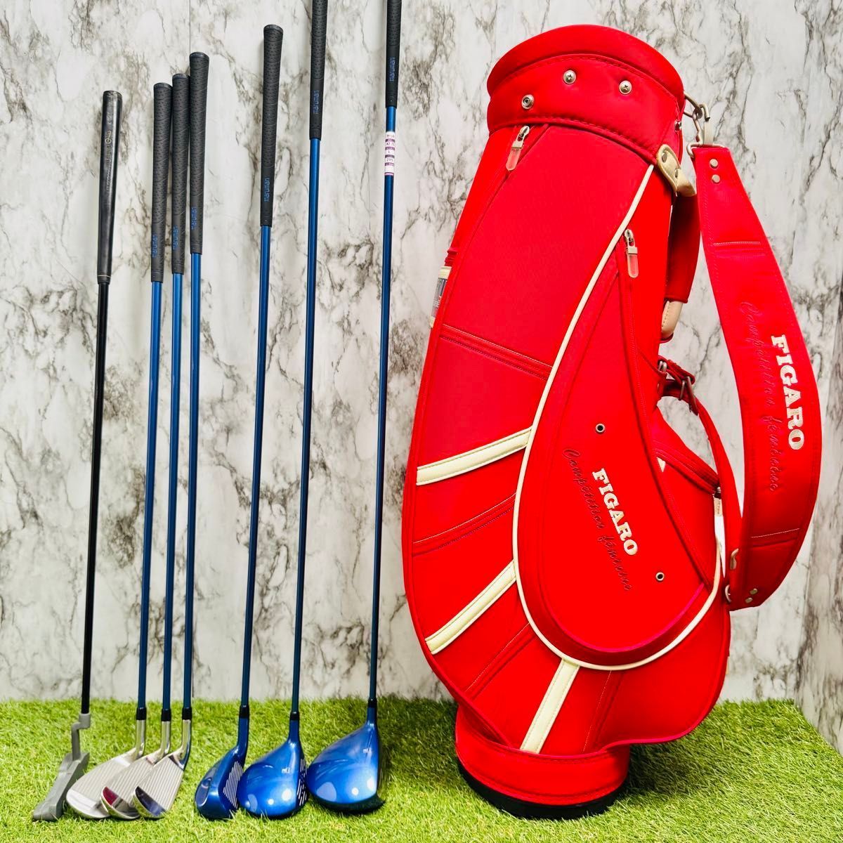 初心者おすすめマルマン フィガロ レディース ゴルフクラブセット 7本