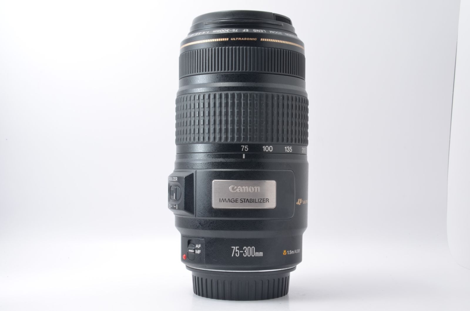 キャノン/極上品/フード付/迫力の300㎜/Canon EF75-300㎜ 極上品