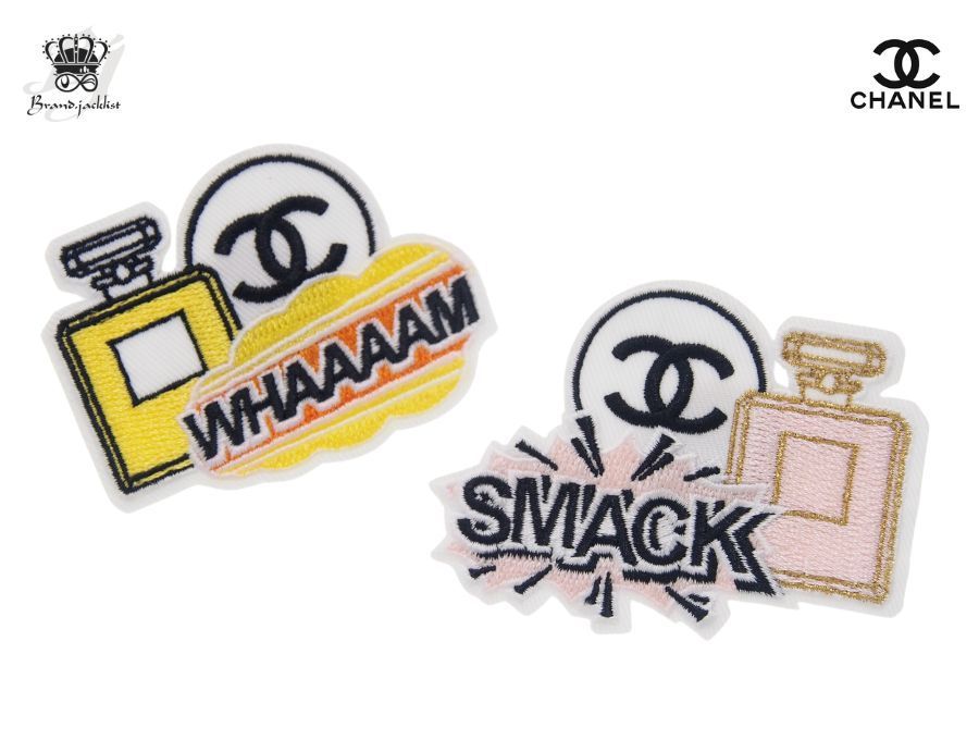 シャネル ノベルティ ピンバッジ 2個セット 香水 N°5 WHAAAAM
