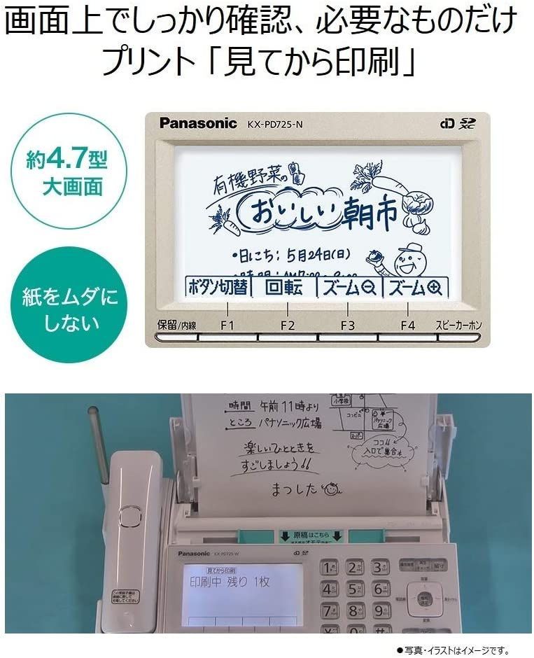 新品未使用】パナソニック KX-PD725DL-N | nate-hospital.com