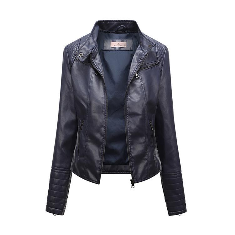 赤 レザー風 レザージャケット ジャケット ライダースジャケット