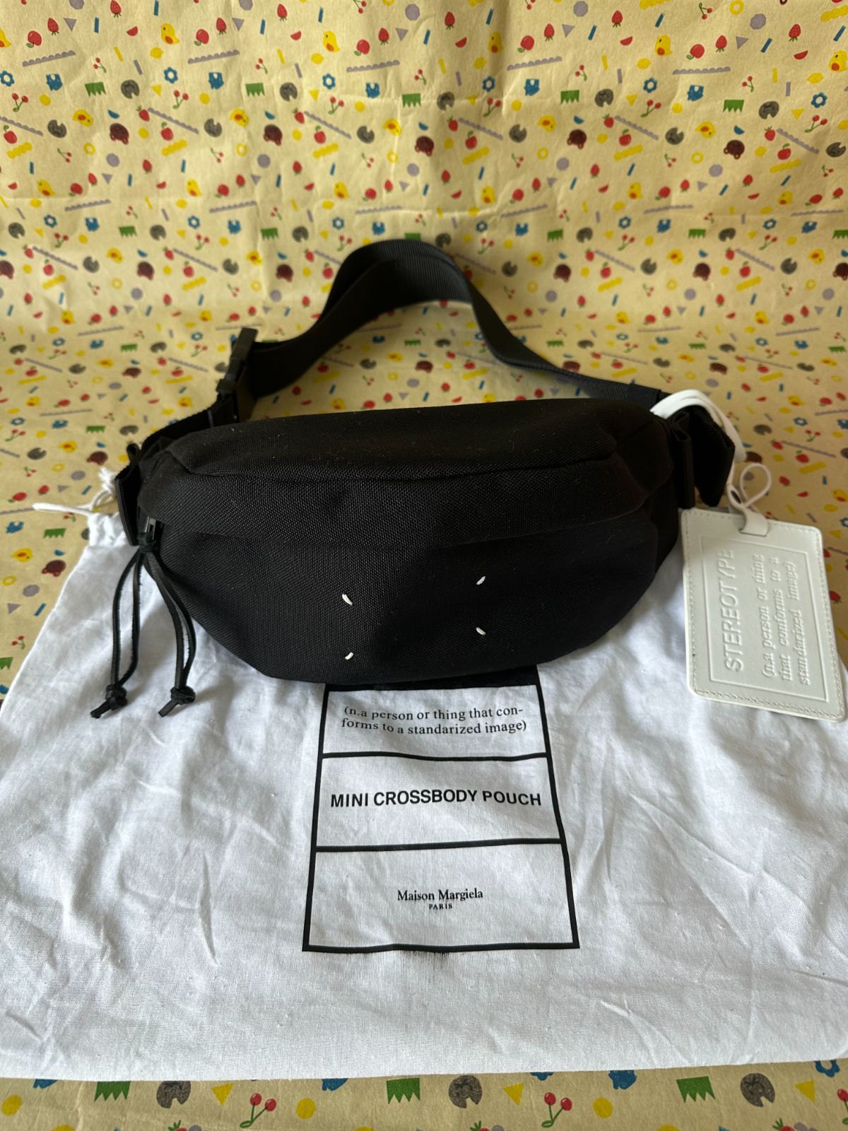 Maison Margiela ボディバッグ ブラック 保存袋付き ✨️美品✨️Maison Margiela ボディバッグ ブラック
