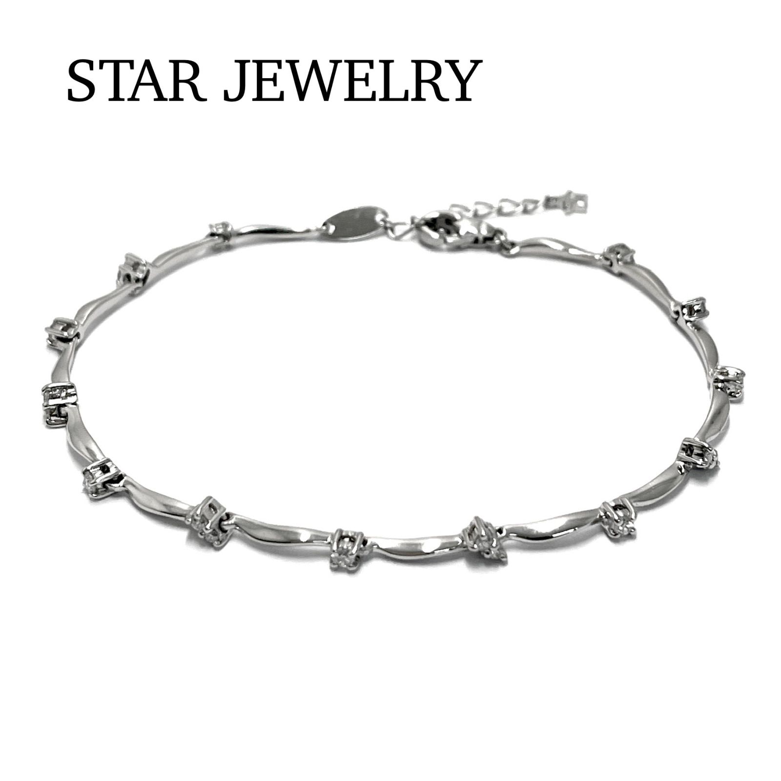 DIAMOND LINK BRACELET(1XU0521)Pt950 ブレスレット｜スター