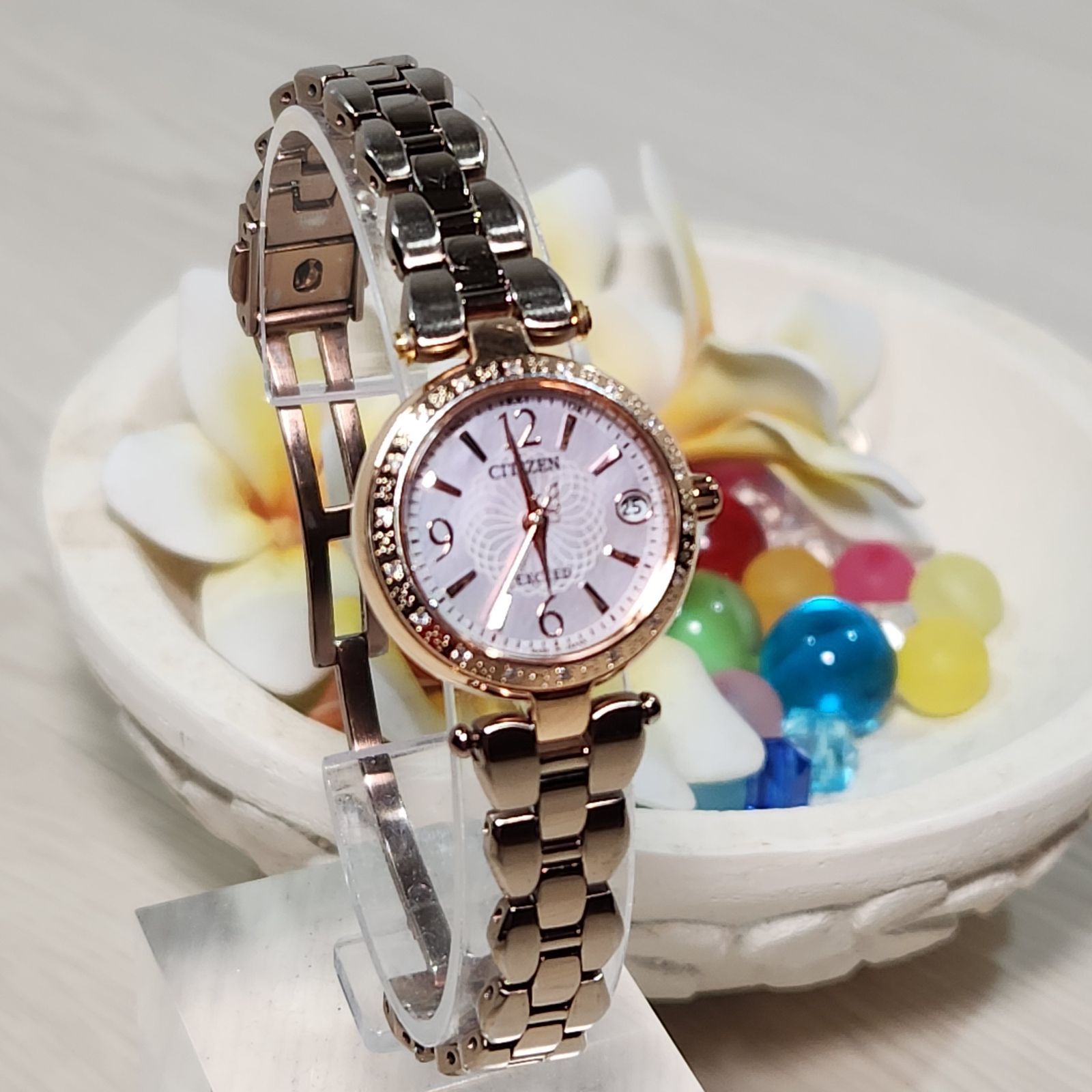 CITIZEN EXCEED ES8002-53W シチズン エクシード 電波ソーラー