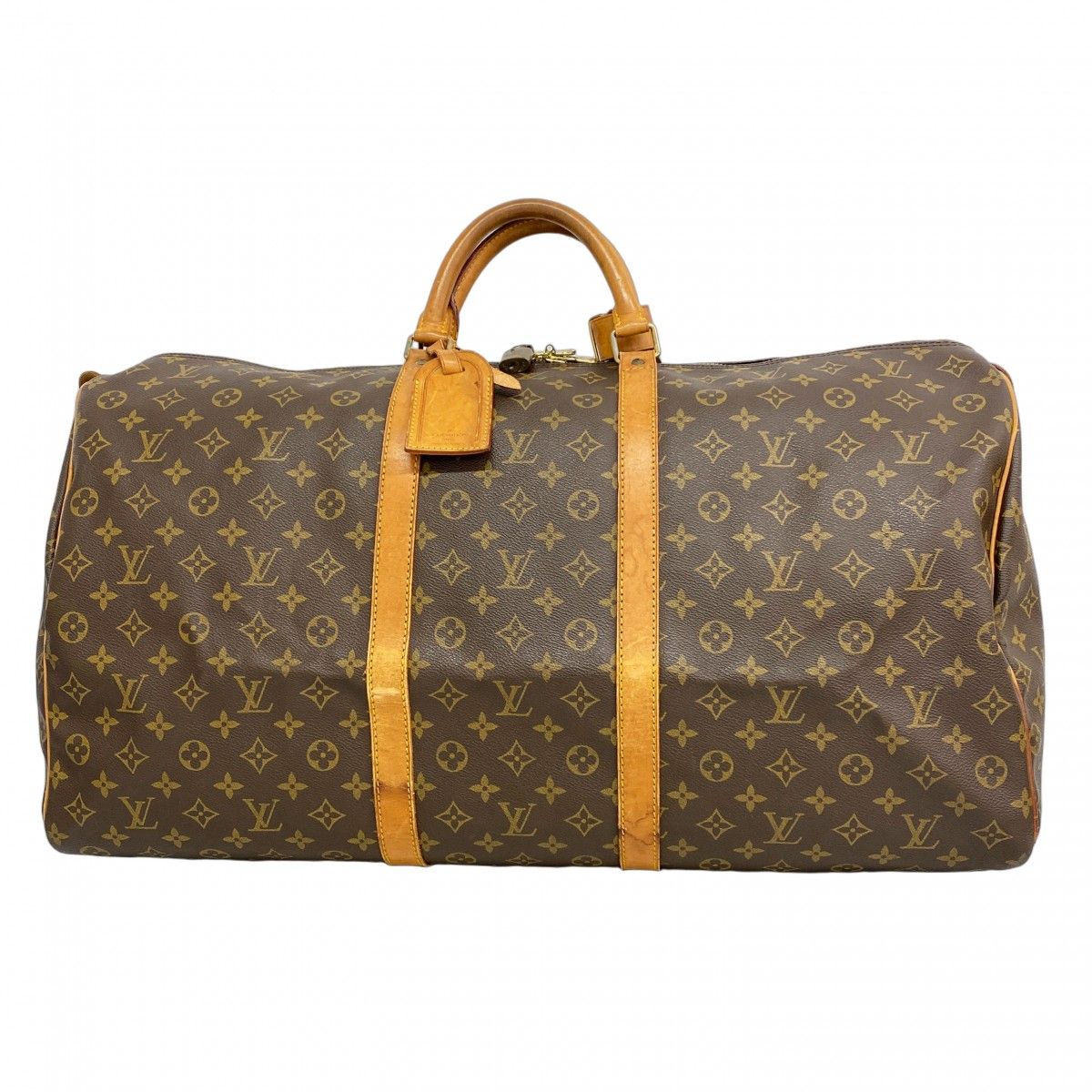 LOUIS VUITTON ボストンバッグ ハンドバッグ ブラウン 中古 中古・古着通販】LOUIS VUITTON (ルイ ヴィトン) ボストンバッグ