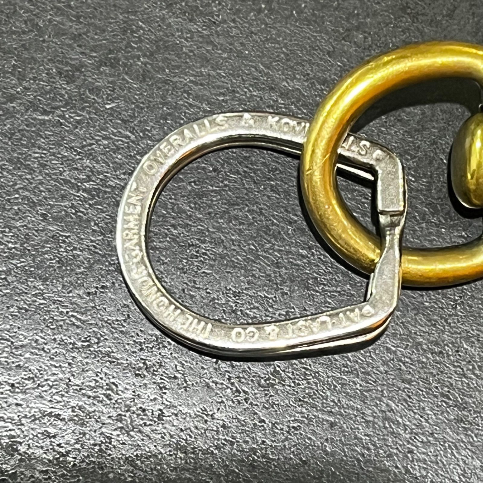 AtLast&Co. キーリング カナビラ キーホルダー レバーナスカン