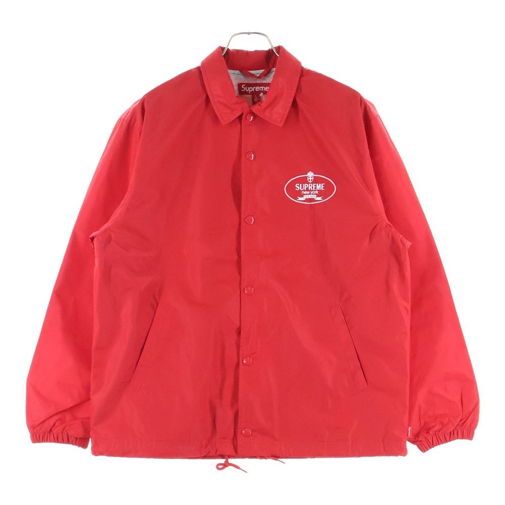 SUPREME シュプリーム 24AW Crest Coaches Jacket クレスト ロゴエンブロイダリー コーチジャケット レッド