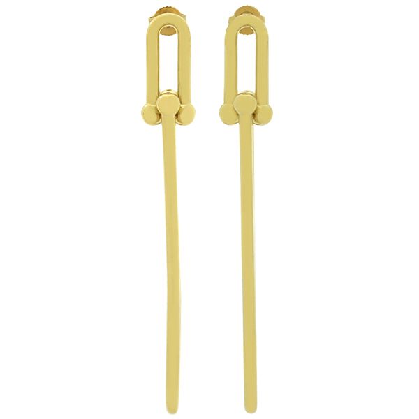 ティファニー Tiffany & Co ピアス ハードウェア ダブルロングリンク  