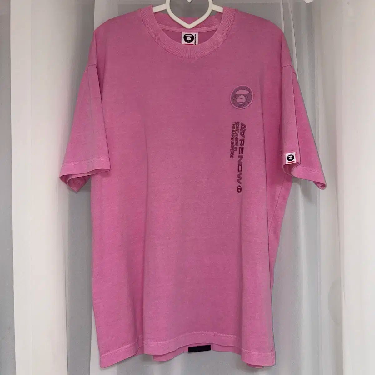 AAPE A BATHING APE(アベイシングエイプ) 今すぐ ピンク 半袖 T