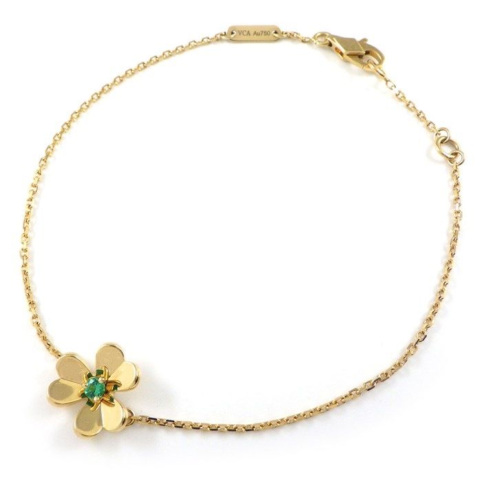 ヴァンクリーフ＆アーペル Van Cleef - Arpels ブレスレット フリヴォル ミニモデル VCARP7SC00 1ポイント エメラルド K18YG
