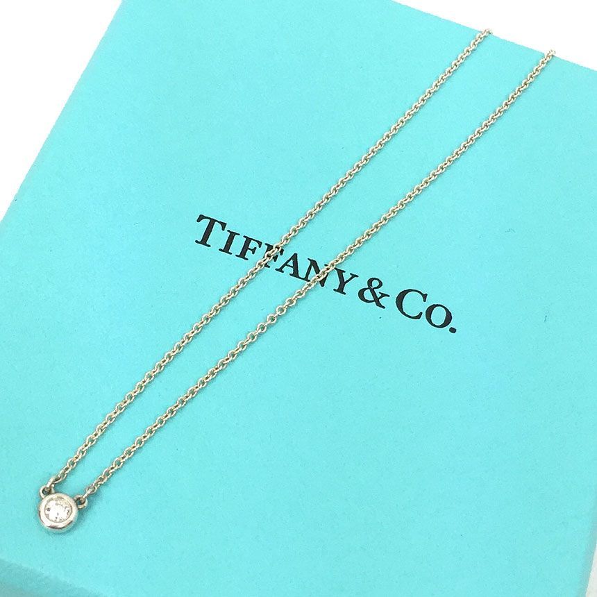 TIFFANY＆Co. ティファニー バイザヤード ネックレス 1Pダイヤ AG925 シルバー レディース ブランドアクセサリー  箱付き(その他)｜売買されたオークション情報、yahooの商品情報をアーカイブ公開 アクセサリー、時計