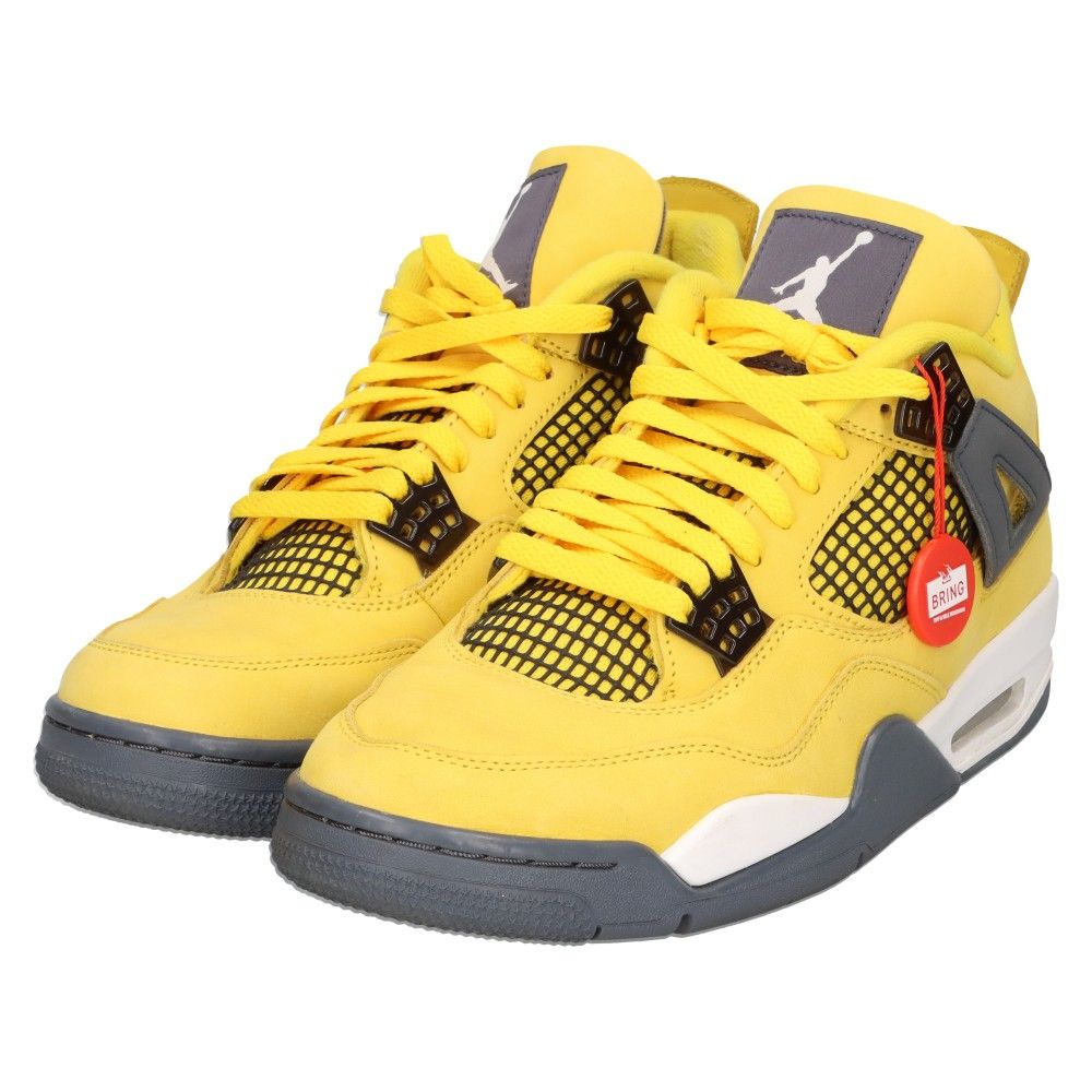 Air Jordan 4 イエロー ハイカットシューズ NIKE ナイキ AIR JORDAN 4 RETRO TOUR YELLOW エアジョーダン