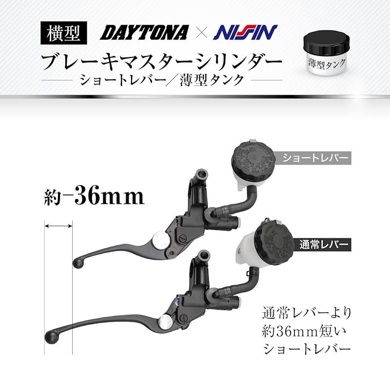 与作 デイトナ(Daytona) NISSIN(ニッシン) バイク用 ブレーキマスター