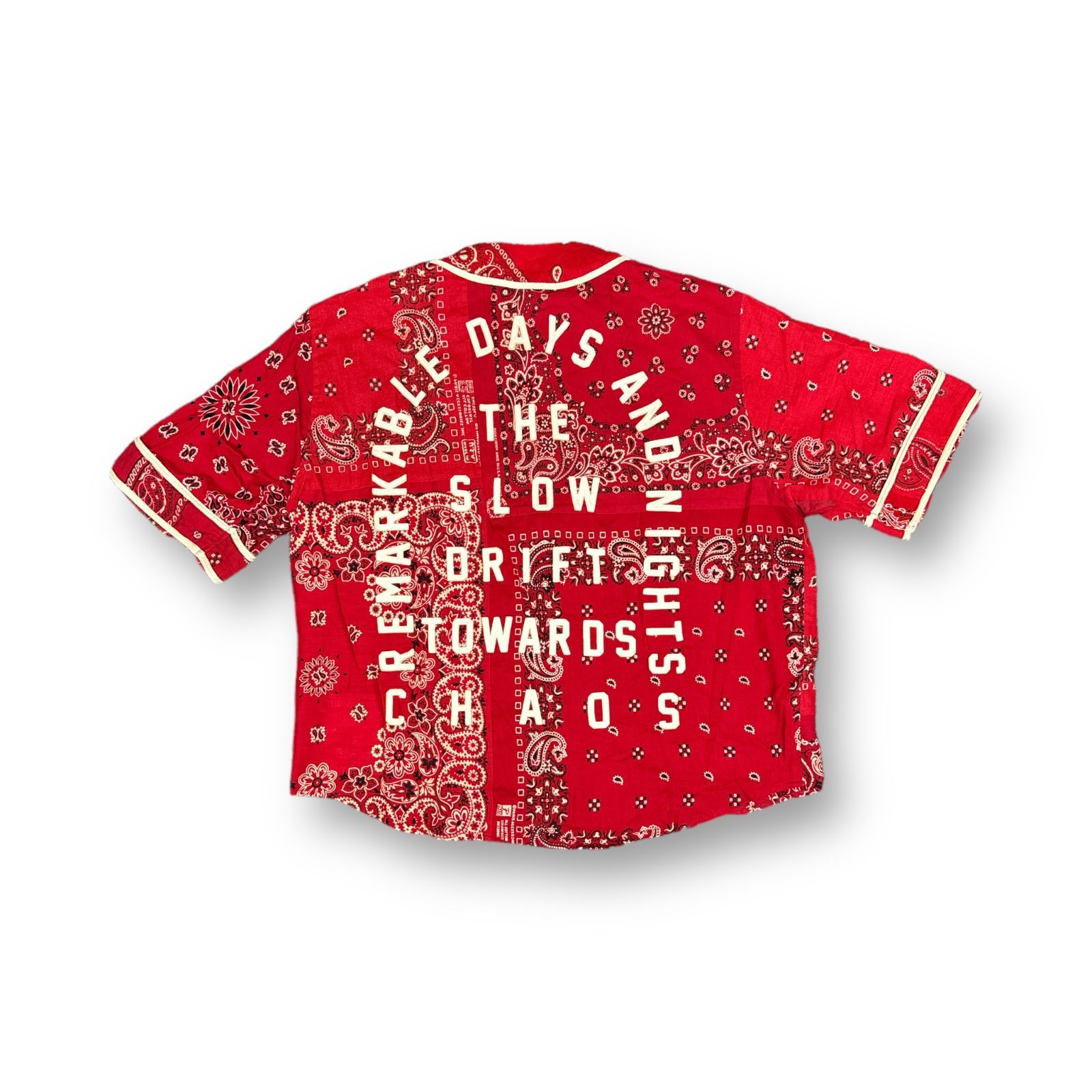 147400円‼︎レディーメイドREADYMADE バンダナベースボールシャツ