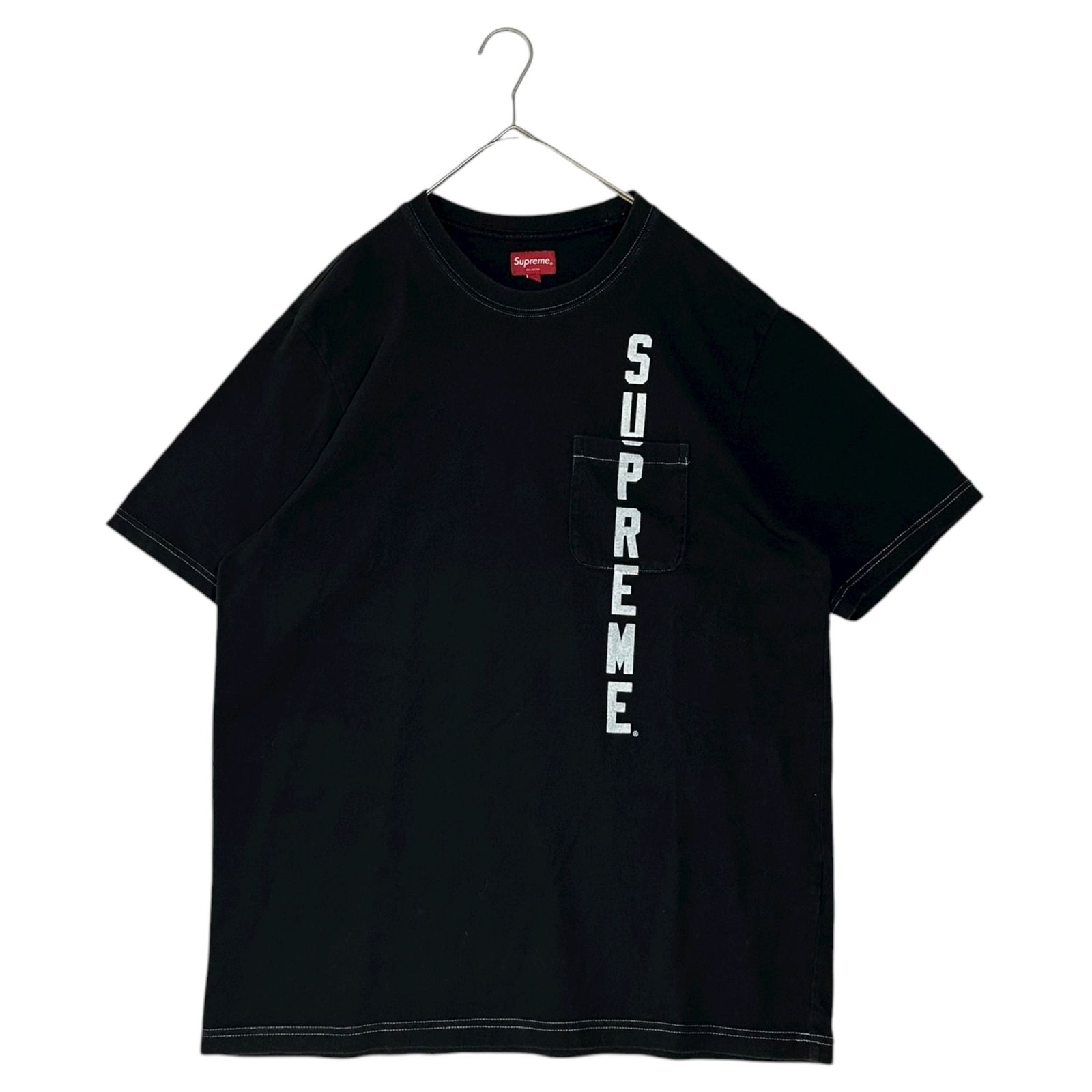 SUPREME(シュプリーム) 20SS Contrast Stitch Pocket Tee ロゴ 