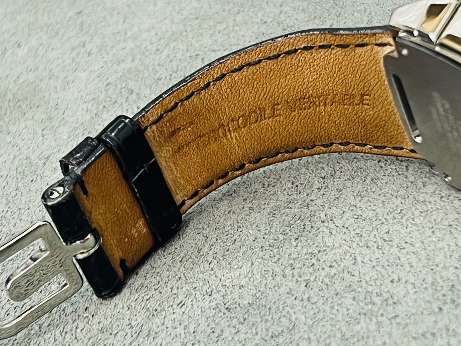 保証書付】DAMIANI ダミアーニ エゴ 11Pダイヤ付 ブラック文字盤 