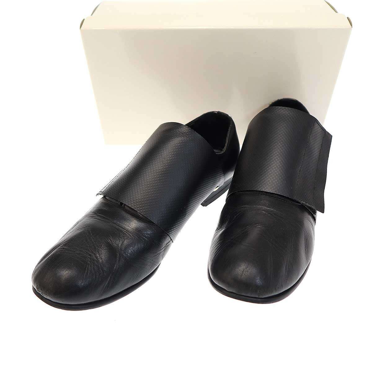 COMME des GARCONS コムデギャルソン ベルクロレザーシューズ ブラック 24