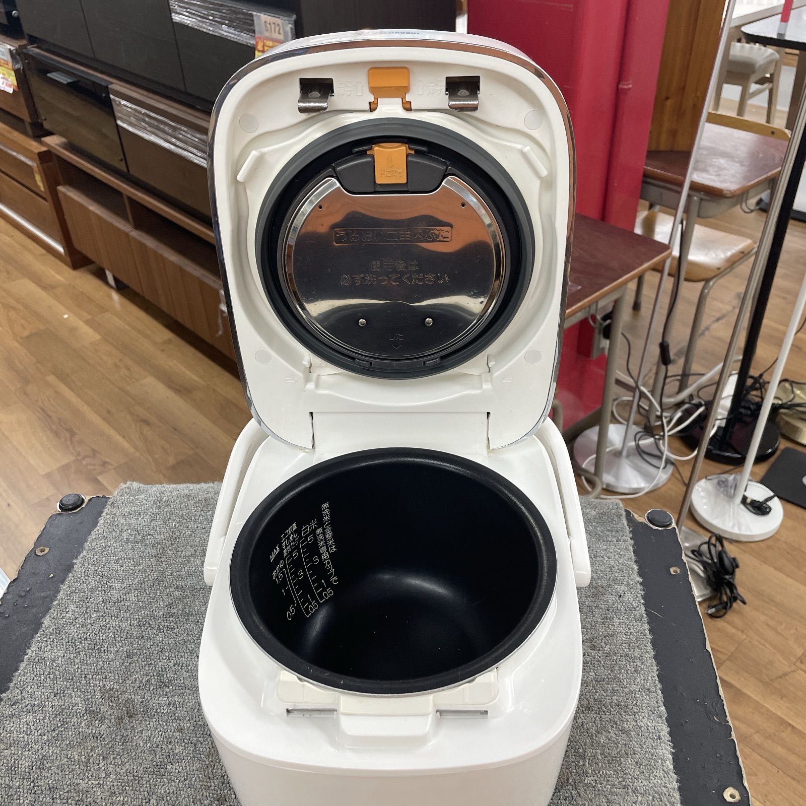 R455 ☀️ ZOJIRUSHI 圧力IH炊飯ジャー 5.5合炊き 16年製 NP-YS10 動作 済 クリーニング済