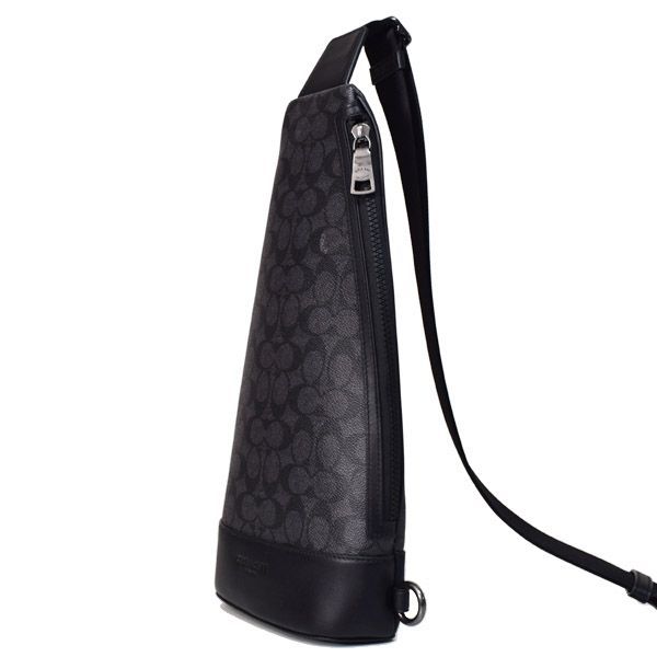 コーチ　ウエストポーチ　ボディバッグ　シグネチャー　コーティングキャンバス　革 COACH】コーチ バッグ メンズ バックパック コーティング