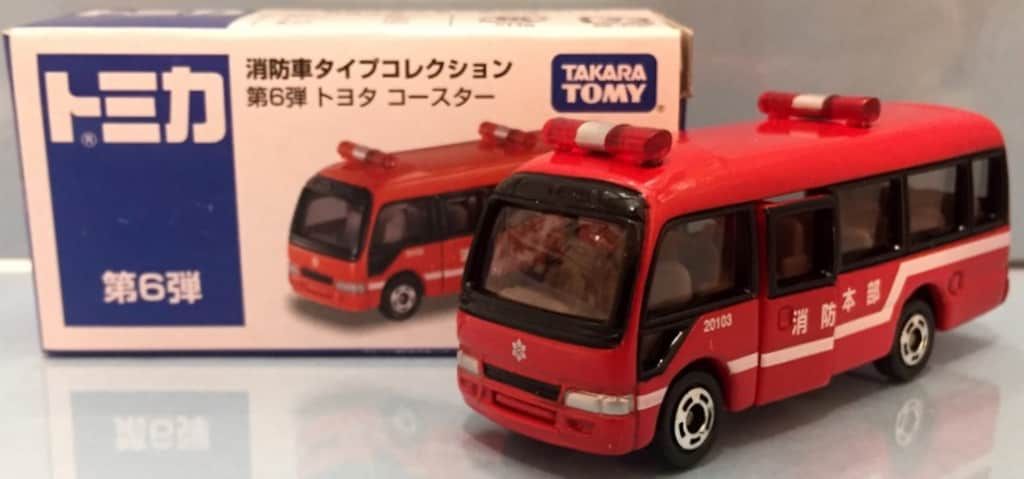 トミカ トヨタコースター消防仕様（消防コレクション）第6弾 トミカ イオン特販 消防車タイプコレクション 第6弾 トヨタ