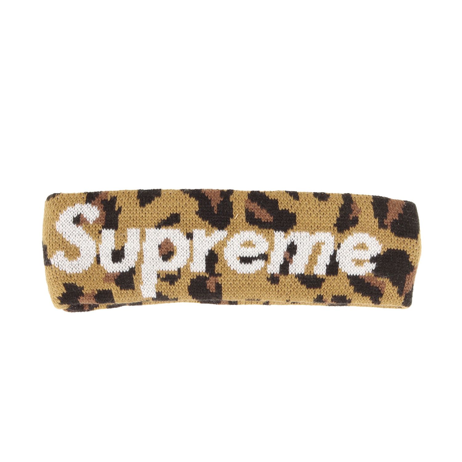 Supreme ヒョウ柄 レオパード ヘッドバンド ヘアバンド 新品同様】Supreme シュプリーム NEW ERA レオパード柄 ビックロゴ