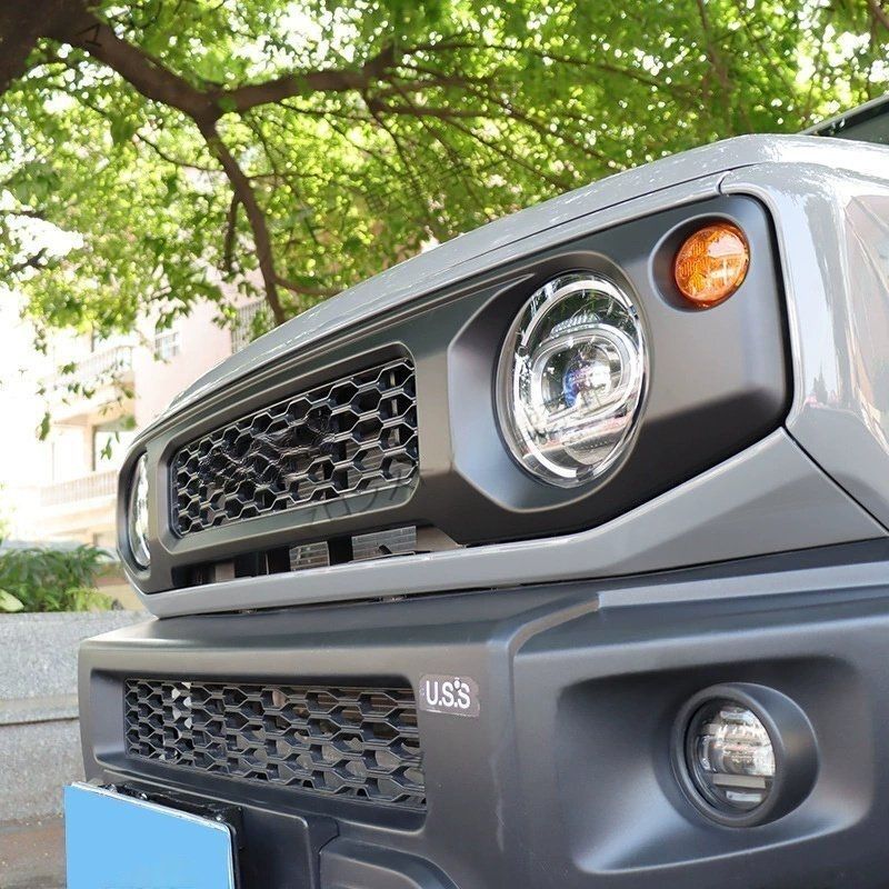新型スズキジムニーJB74 JIMNY改造パーツ フロントグリルラジエーターグリル 2019-2025 FFCRYSTALESIA_COM