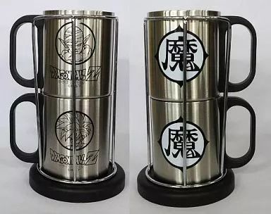 中古】マグカップ・湯のみ(キャラクター) 魔・魔SET ステンレス