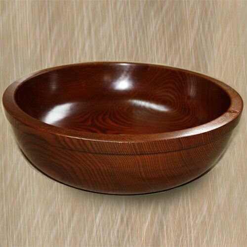 低価格の 天然木製 こね鉢 尺6寸 道具 そば打ち 蕎麦打ち 漆塗り 48cm 調理器具
