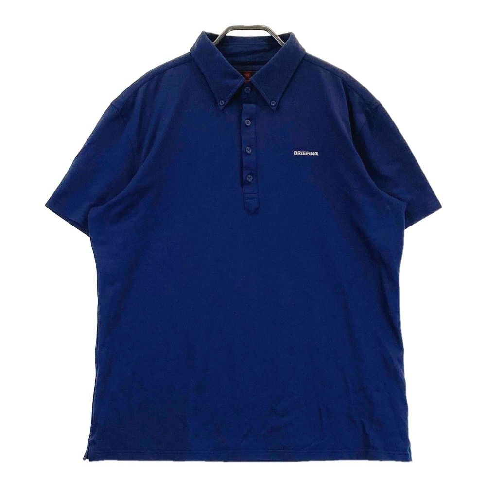 サイズ：XL BRIEFING GOLF ブリーフィング BBG223M04 半袖ポロシャツ  ネイビー系 [240101490870] ゴルフウェア メンズ ストスト サイズ：XL BRIEFING GOLF ブリーフィング BBG223M04 半袖