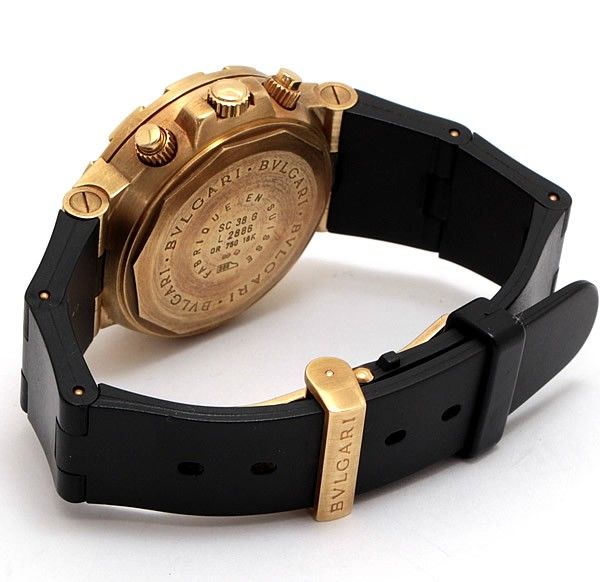BVLGARI ディアゴノスクーバ 中古] ブルガリ ディアゴノ プロフェッショナル スクーバ クロノ