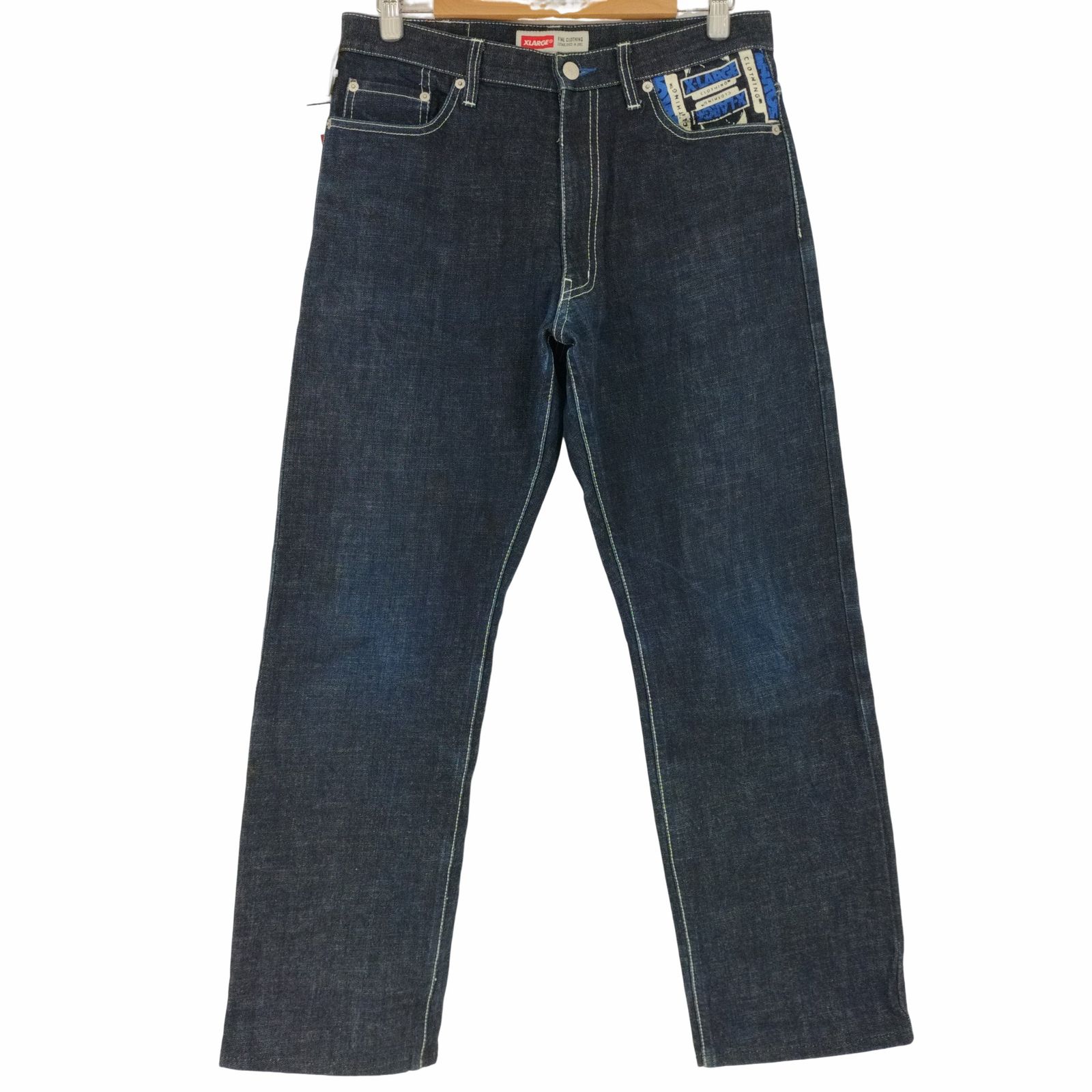 00s NITRAID ドープフォレスト デニム パンツ ロゴ 柄 インディゴ エクストララージ XLARGE 00S インディゴデニムパンツ OGロゴ