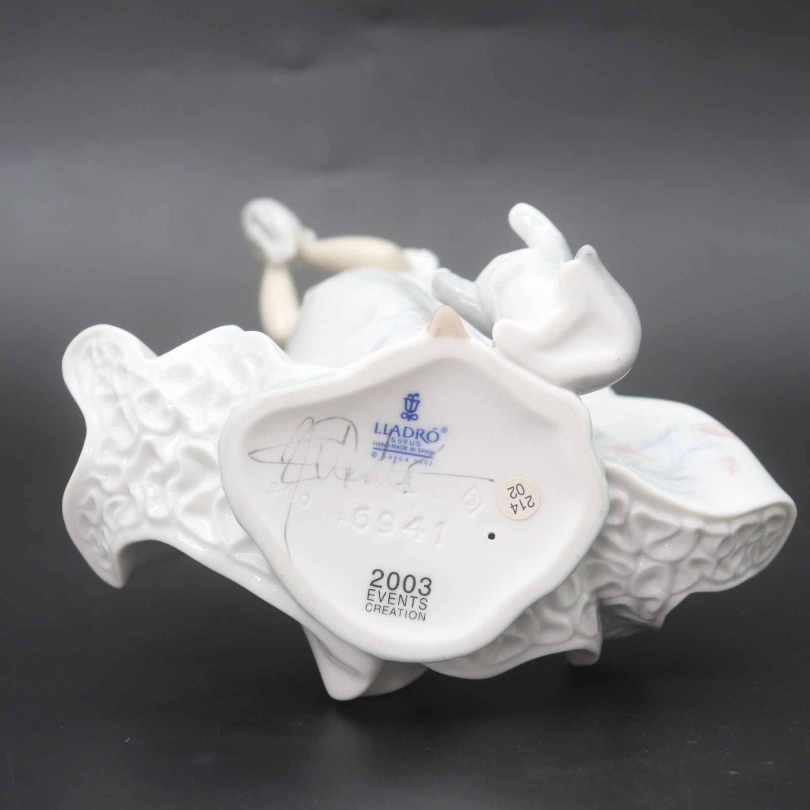 ITXGMSI1AP88 LLADRO リヤドロ 猫たちと戯れる少女 #6941 2003年
