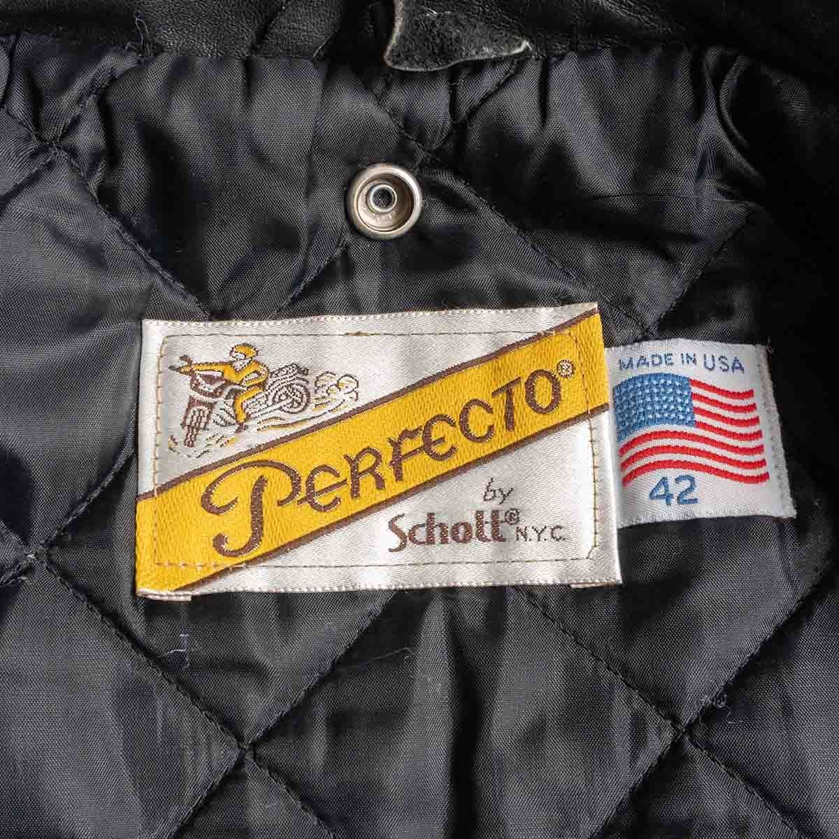 雰囲気抜群/ビッグサイズ】SCHOTT【618/ダブルライダース ジャケット  