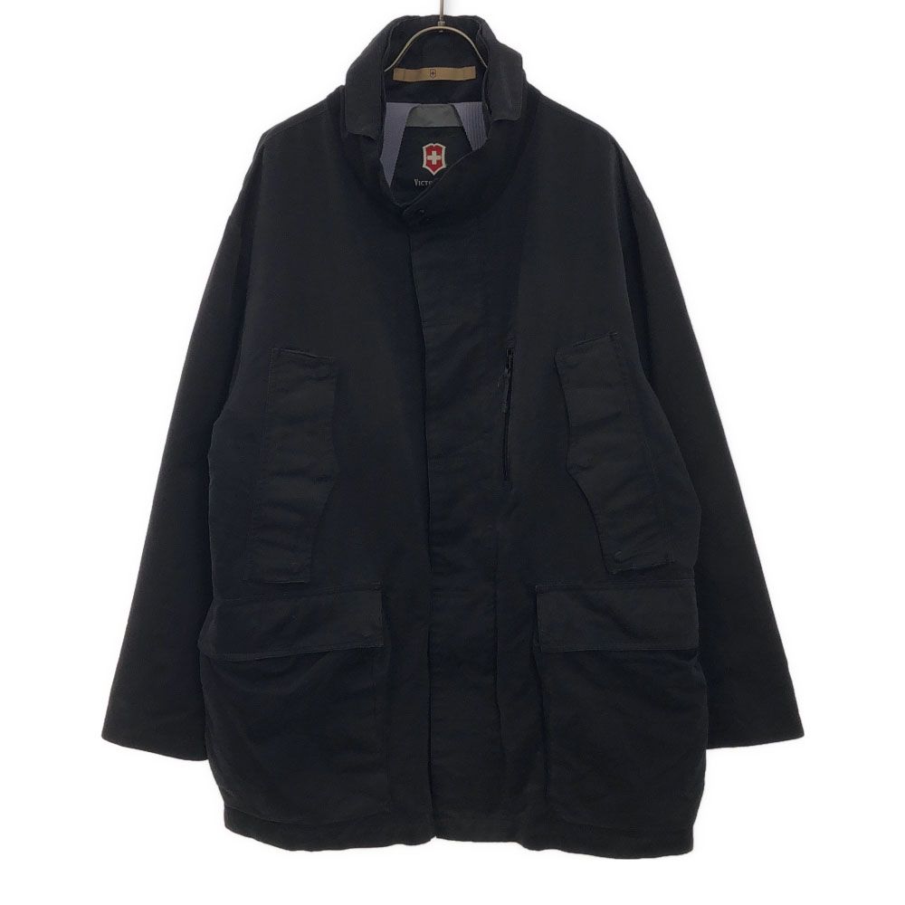 ビクトリノックス ワークジャケット L ブラック Victorinox ダブルジップ メンズ