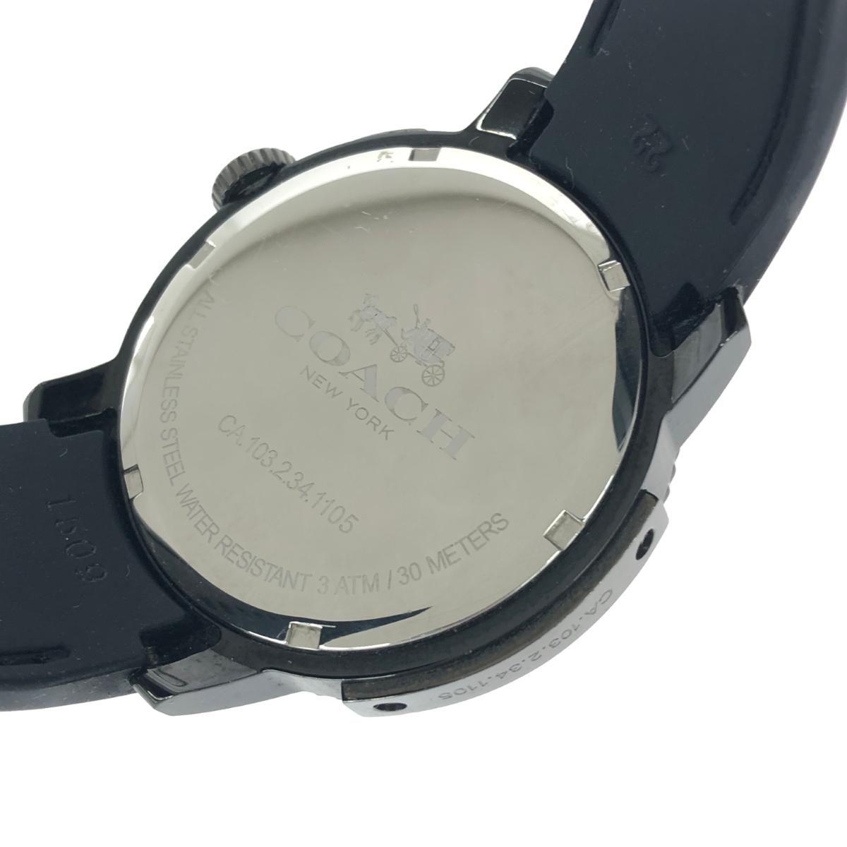 COACH コーチ ブリーカー 腕時計 14602031 ブラック/シルバーカラー SS