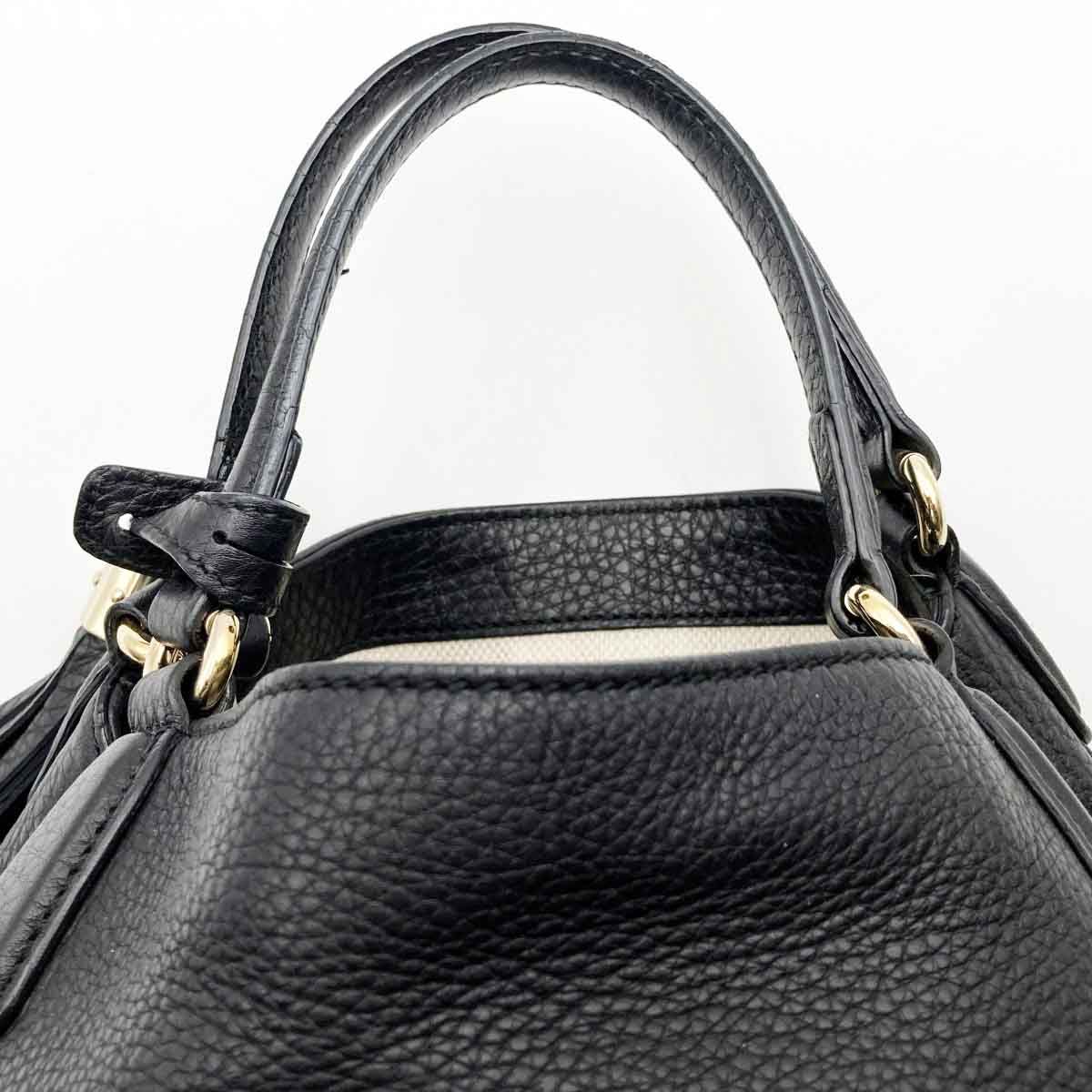 美品 GUCCI グッチ ソーホー ハンドバッグ トートバッグ 手持ち バッグ 