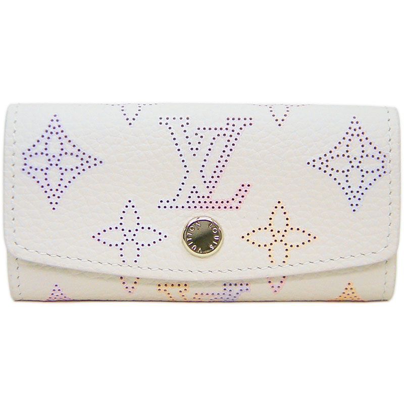 ルイ ヴィトン LOUIS VUITTON マヒナ 4本用キーケース ミュルティクレ4 M25629 ドリームベージュ