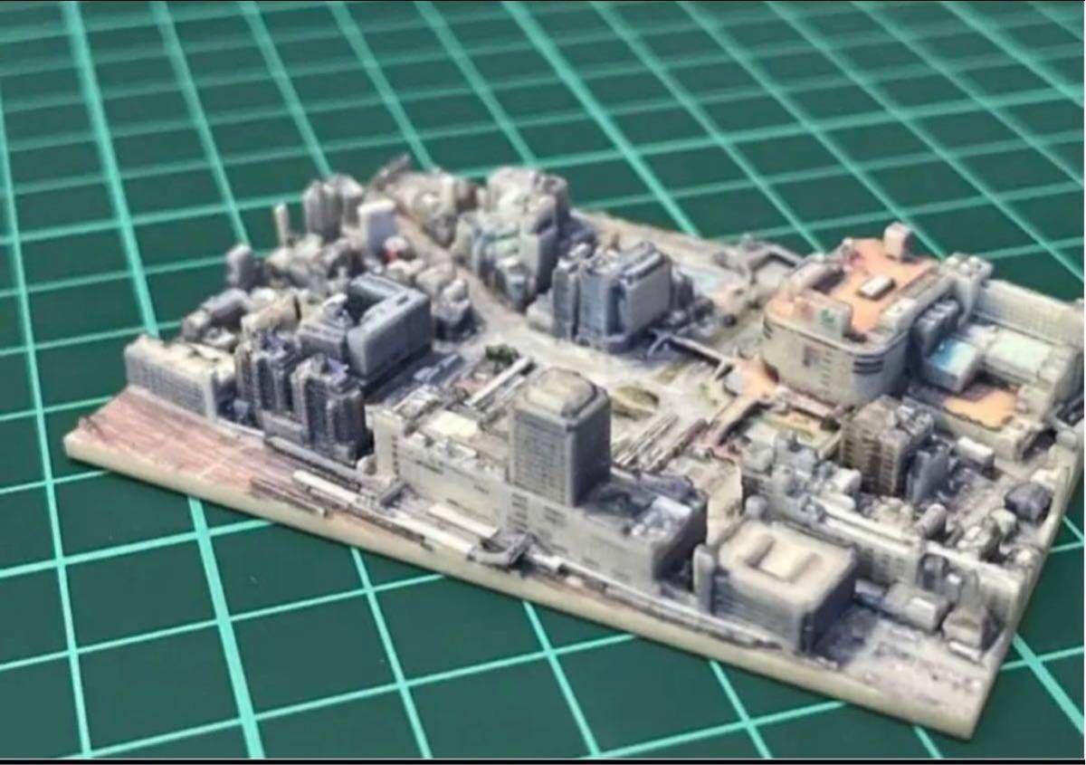 横幅3cm ミニチュア ミニミニ鉄道模型 ジオラマ フィギュア 1/64