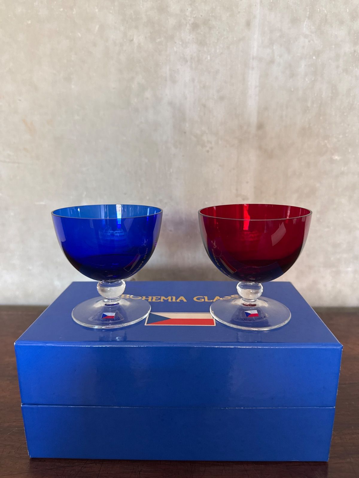 ボヘミアングラス　ペアグラス ボヘミアグラス 500PKカット ペアワイングラスM（150cc