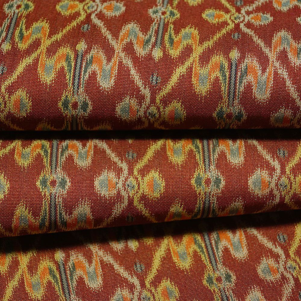 開き名古屋帯 龍村美術織物 名古屋帯 袋帯格 全通 太子間道 正絹 二重