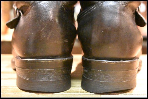  9 5 D PT 91 白タグ Chippewa チペワ 27863 エンジニア 黒 ブラック スチールトゥ 11インチハイト ビブラム ブーツ FI 521 エンジニアブーツ ブーツ 革靴