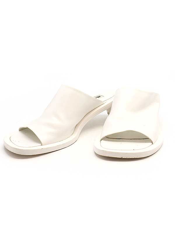 *JIL SANDER*レザー サンダル ホワイト JIL SANDER ジルサンダー レザーサンダル ホワイト 39 - メルカリ