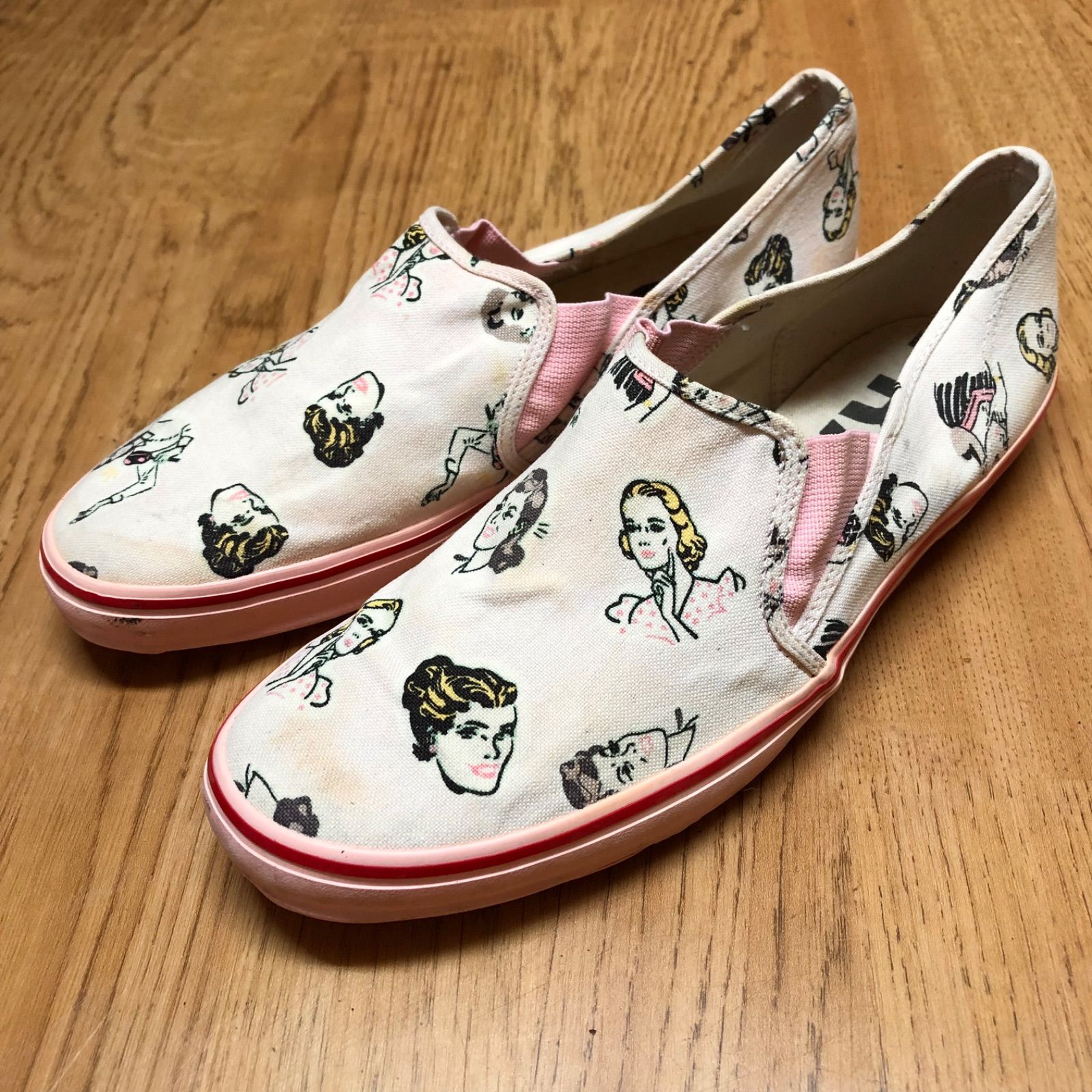 FRAPBOIS スリッポン FRAPBOIS 日本製 4E HH 26.0cm フラボア スリッポン 靴 総柄