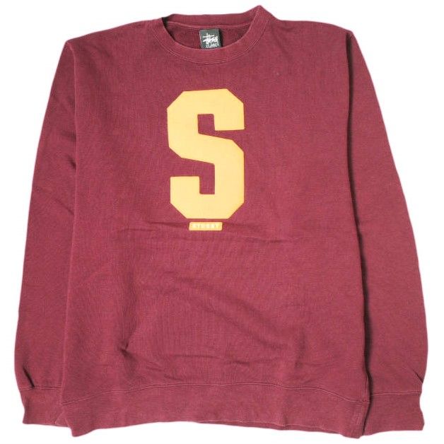 STUSSY ステューシー S Logo Sweat 裏起毛 フェルトロゴ